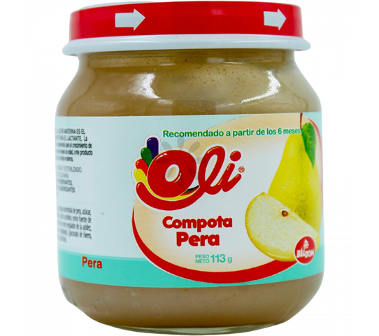 Compota de pera Oli 113g