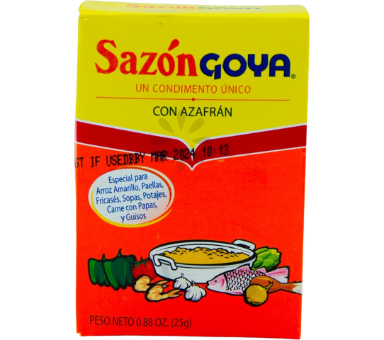 Sazon con Azafran Goya 25 g