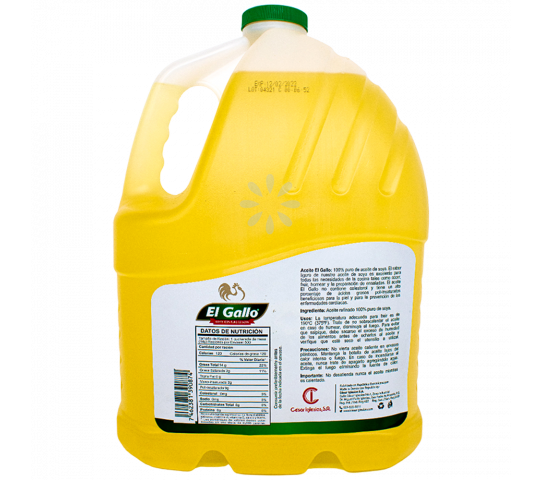 Aceite 100% Puro de Soya El Gallo 7.39 L