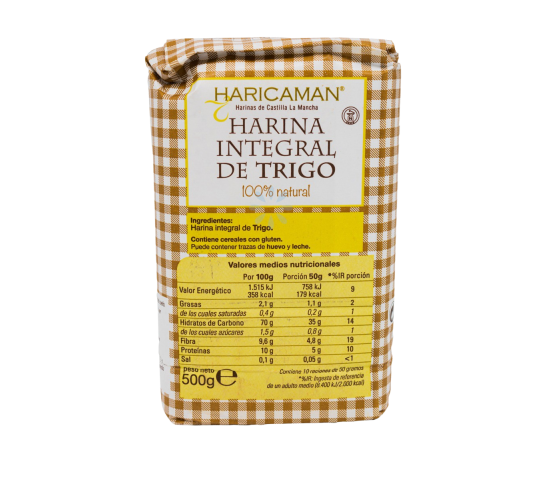 Harina Integral de Trigo Haricaman 500 g