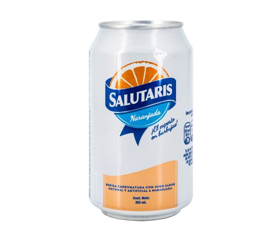 Bebida Carbonatada Salutaris Naranjada 355ml