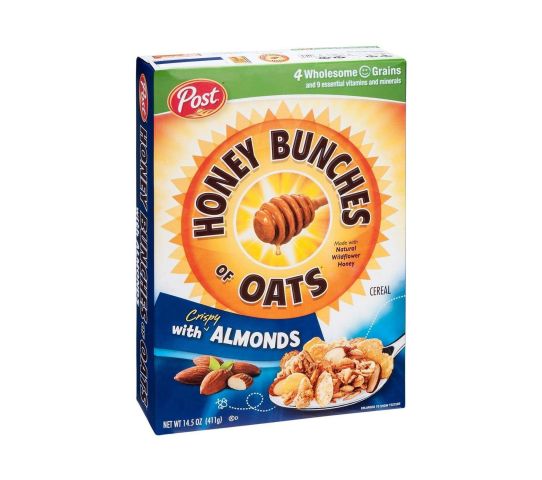 Cereal de Maíz con Almendras Post Honey Bunches Oats 411 g