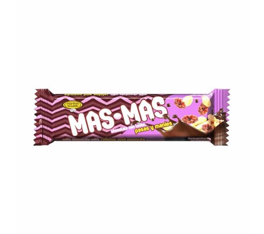 Chocolate Mas-Mas Pasas y Maníes Cortés 39 g