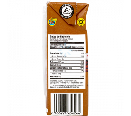 Leche de Chocolate Parmalat 200 ml