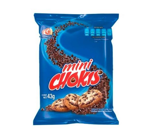 Galletas con Chispas de Chocolate Gamesa Mini Chokis 43 g