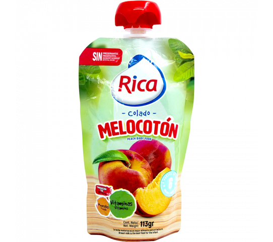 Colado de Melocotón Rica 113 g