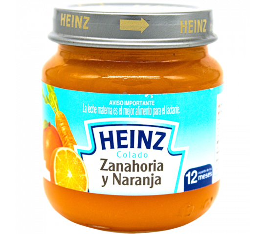 Colado de Zanahoria y Naranja Heinz 113 g