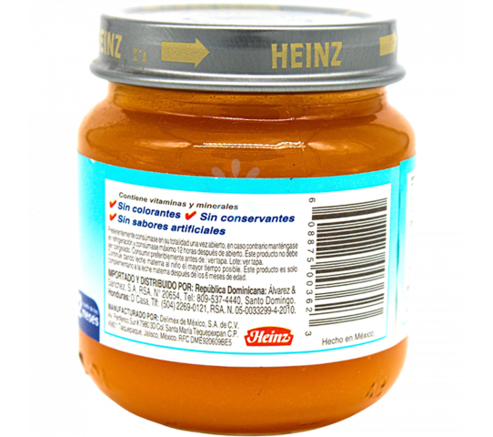 Colado de Zanahoria y Naranja Heinz 113 g