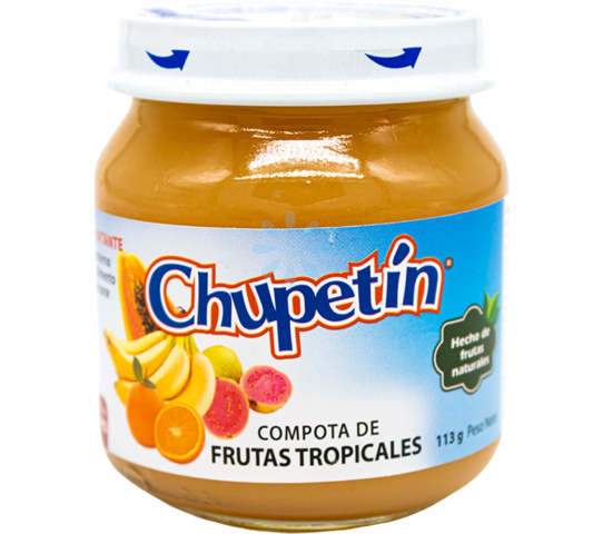 Compota de Frutas Tropicales Chupetín 113 g