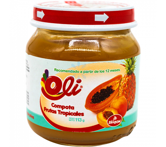 Compota Frutas Tropicales Oli 113 g