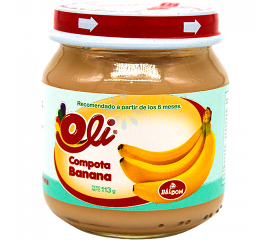 Compota Banana Oli 113 g